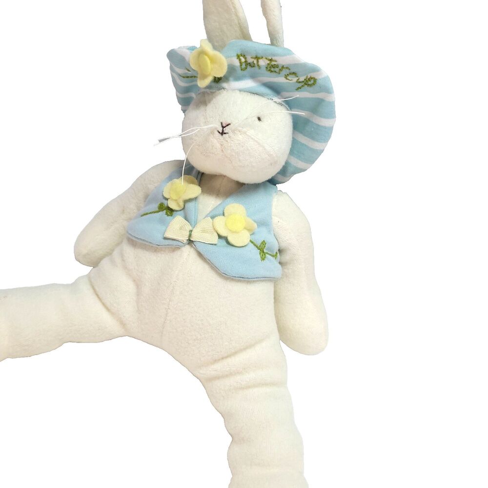 Bunnies By The Bay Buttercup‎ Plush Rabbit 12" Flowers Spring hallmark 2002 B